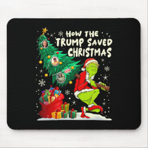 How The Trump Saved Christmas Funny Christmas Trum Mouse Mat