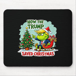 How The Trump Saved Christmas Funny Trump Christma Mouse Mat