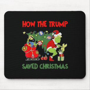 How The Trump Saved Christmas Funny Trump Christma Mouse Mat