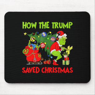 How The Trump Saved Christmas Funny Trump Christma Mouse Mat