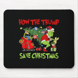 How The Trump Saved Christmas Funny Trump Christma Mouse Mat