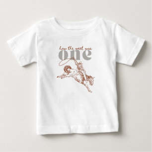 How the West was ONE First Birthday Shirt