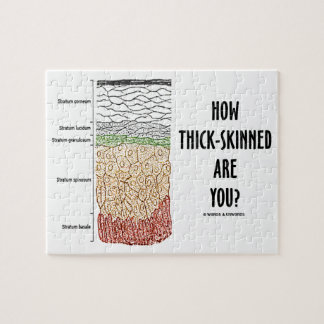 How Thick-Skinned Are You? (Epidermis Skin Layers) Jigsaw Puzzle