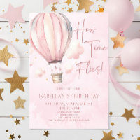How Time Flies! Hot Air Balloon Birthday Party
