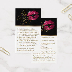 How to Apply & Tips - Hot Pink Glitter Lips