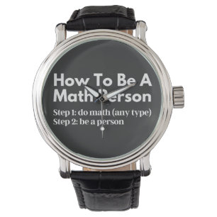 How To Be A Math Person Watch