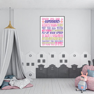 How to be a Superhero Poster