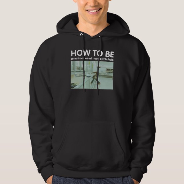 How To Be Art Freezer Hoodie Black (Front)