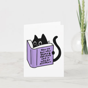 How To Buy New Books &amp; Pretend Like It Was An  Card