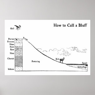 How to Call a Bluff Poster