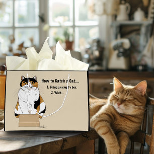 How to Catch a Cat Large Gift Bag