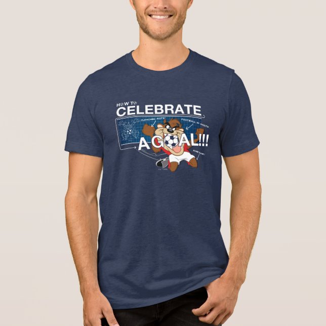 How to Celebrate a Goal With TAZ™ Tri-Blend Shirt (Front)