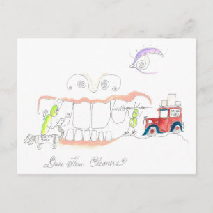 How to Clean Teeth Postcard
