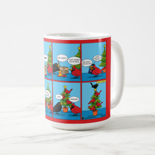 How to Decorate a Christmas Tree Comic Coffee Mug