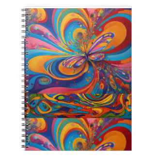 How to Draw a Colourful Butterfly: Creative Design Notebook