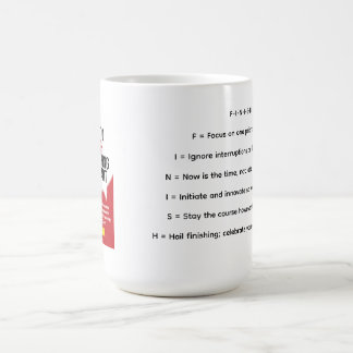 "How to Finish Everything You Start" Mug