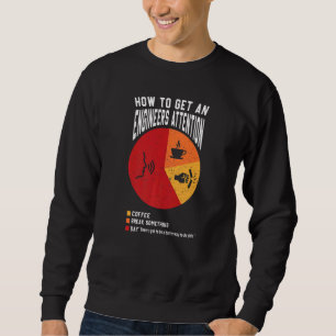 How To Get An Engineers Attention Engineer Engine Sweatshirt