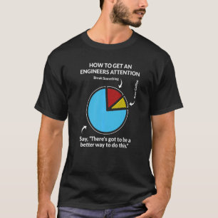 How to get an engineers attention Engineering 1 T-Shirt