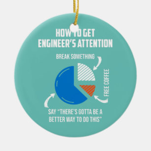 How To Get Engineer Attetion Mechanical Engineer  Ceramic Tree Decoration
