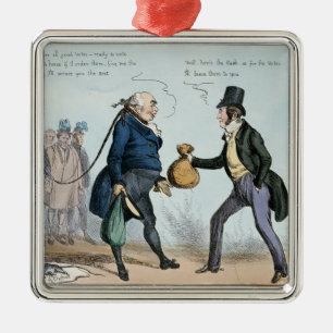 How to get made an MP, 19th July 1830 Metal Tree Decoration