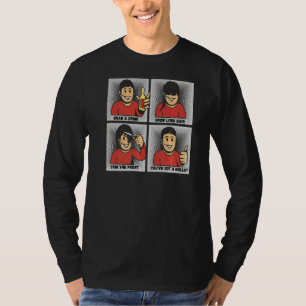 How To Grow A Mulle For Men Mullet On Back T-Shirt