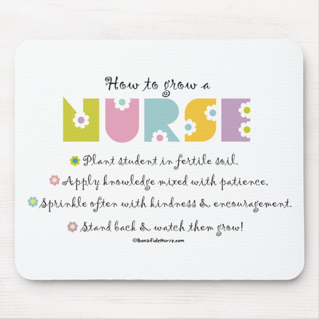 How to grow a Nurse Mouse Mat (Front)