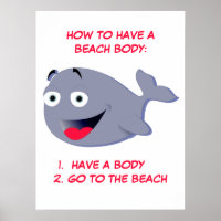 How to have a beach body, funny summer 