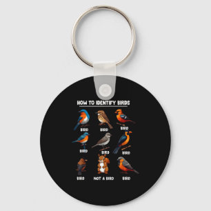 How To Identify Birds Funny Birds Identification B Key Ring