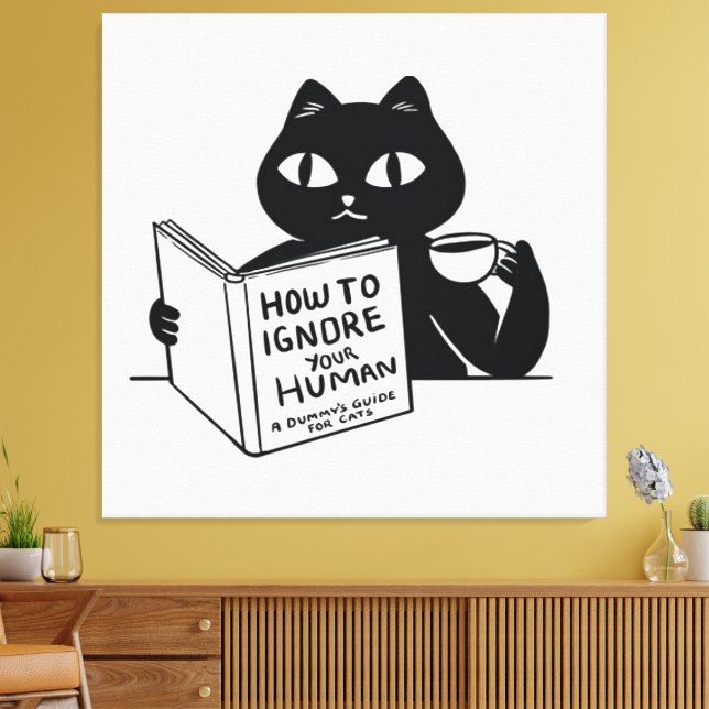 How to ignore your people canvas print (Insitu(LivingRoom))