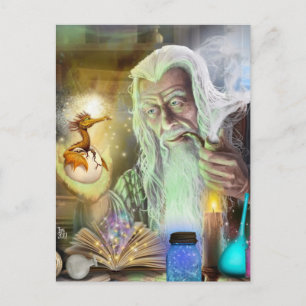 How To Make A Dragon Postcard