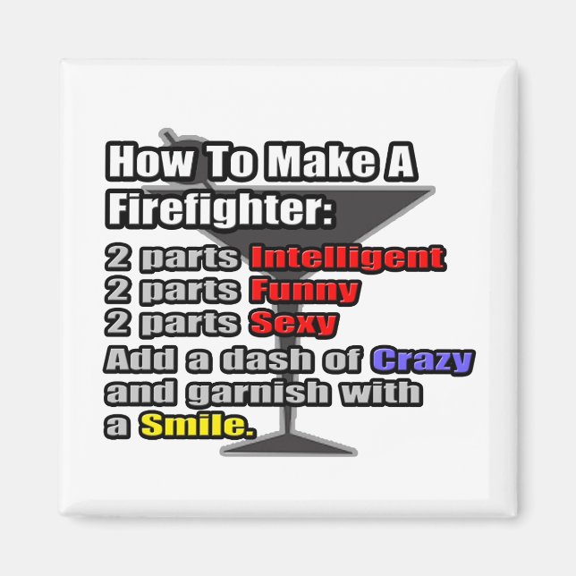 How To Make a Firefighter Magnet (Front)