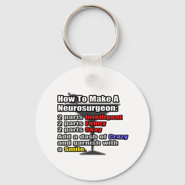 How To Make a Neurosurgeon Key Ring (Front)