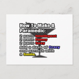 How To Make a Paramedic Postcard