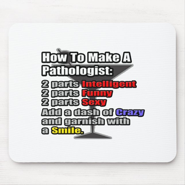 How To Make a Pathologist Mouse Mat (Front)