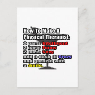 How To Make a Physical Therapist Postcard