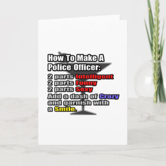 How To Make a Police Officer Card