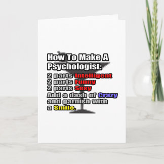 How To Make a Psychologist Card