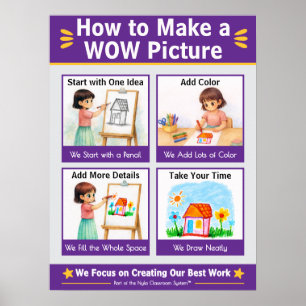 How to Make a WOW Picture Classroom Anchor Chart