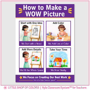 How to Make a WOW Picture Classroom Anchor Chart