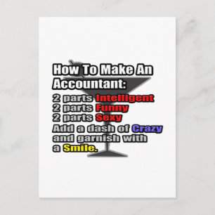 How To Make an Accountant Postcard