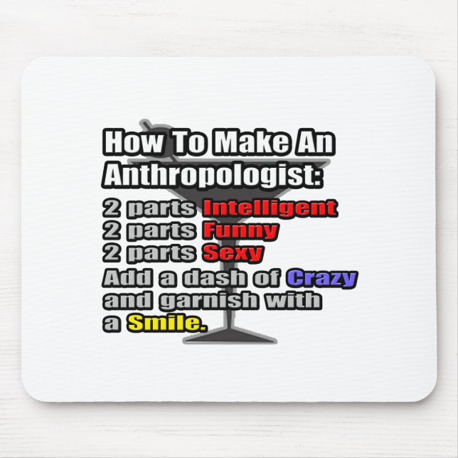How To Make an Anthropologist Mouse Mat (Front)