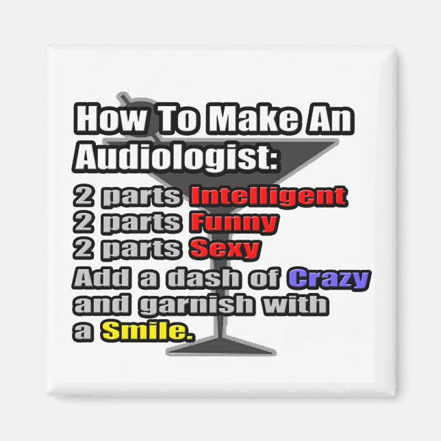 How To Make an Audiologist Magnet (Front)
