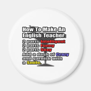 How To Make an English Teacher Magnet