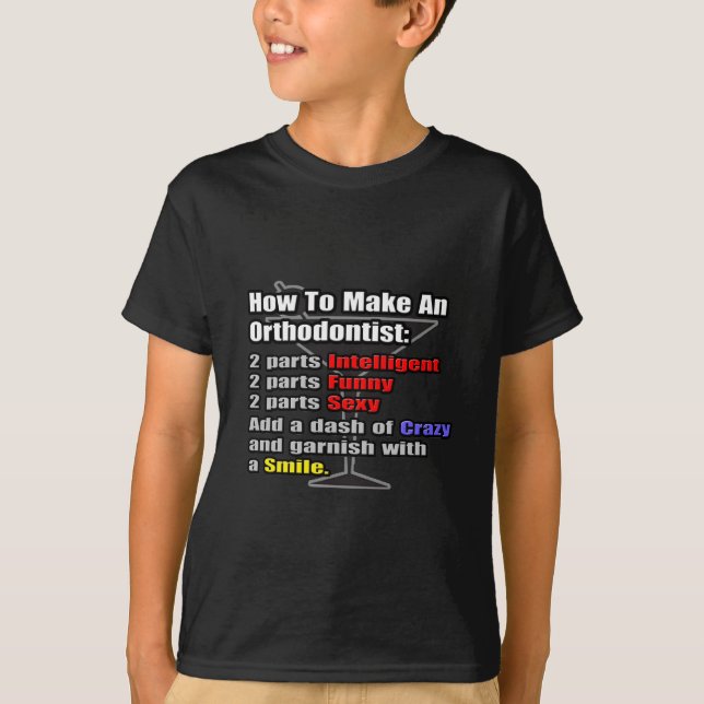 How To Make an Orthodontist T-Shirt (Front)
