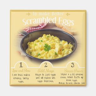 how to make scrambled eggs magnet