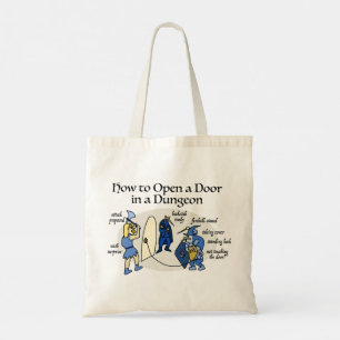 How to Open a Door in a Dungeon RPG Humour Tote