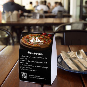 How to Order Restaurant App Menu Photo & QR Code
