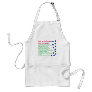 How to photograph your new puppy standard apron