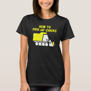 How To Pick Up Chicks Mens Cute Chicken Kids T-Shirt