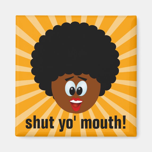 How to politely suggest that someone stop talking magnet (Front)